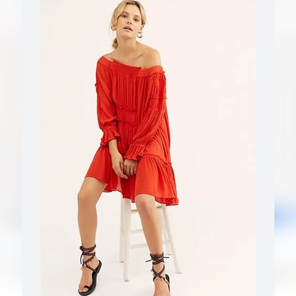 Free People Sea Ya there mini dress